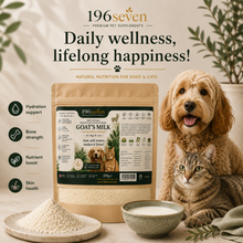 Load image into Gallery viewer, 196SEVEN Premium Whole Goat Milk Powder for Dogs & Cats 100% Natural