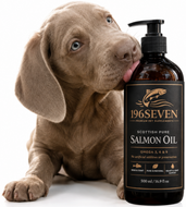 196SEVEN 100% Pure Scottish Salmon Oil for Dogs