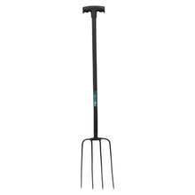 Load image into Gallery viewer, 4 Prong Steel T Handle Manure Forks
