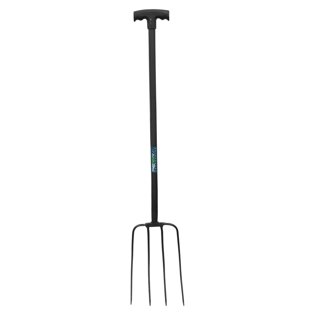 4 Prong Steel T Handle Manure Forks