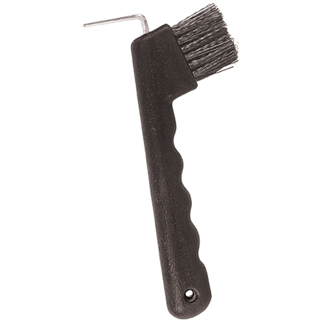 Hoof Pick with Brush & Wave Handle