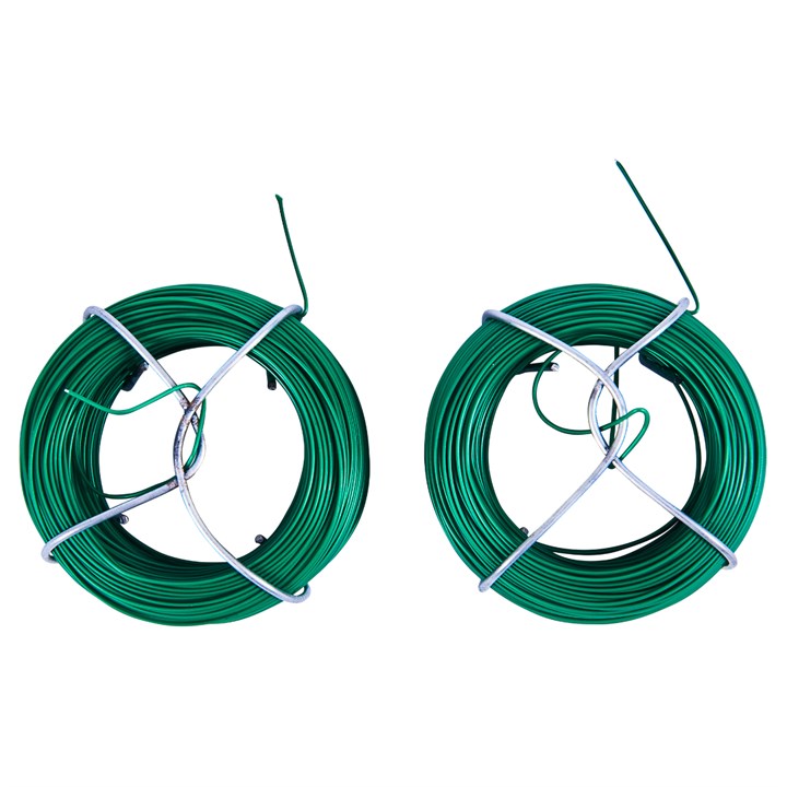 2pc 50M 0.8mm Plastic Coated Garden Wire Set