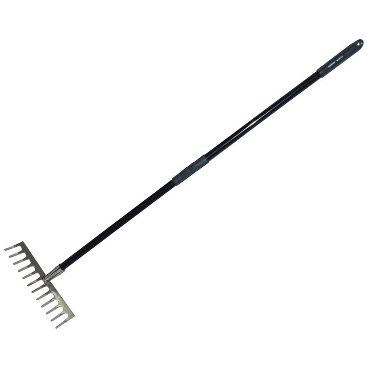 12 Tooth  Soil Rake - Stainless Steel