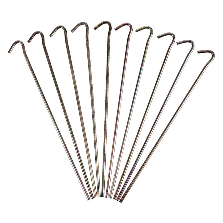 10pc Metal Garden Pegs